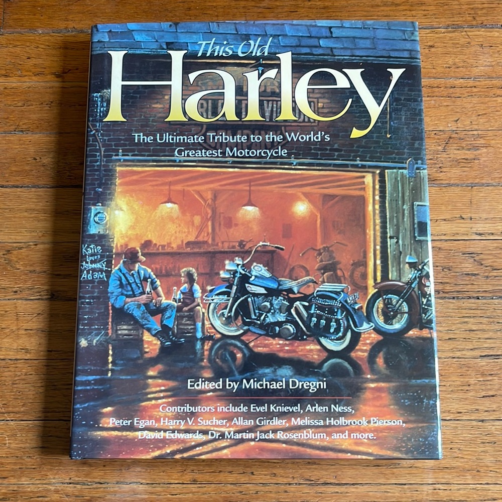 This old Harley book